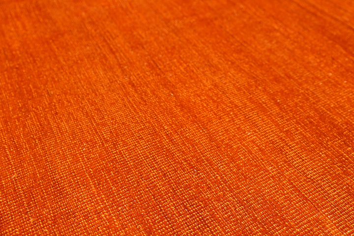 8x10 Orange Ariana Overdyed Rug | Hand-Knotted Wool Short Pile
