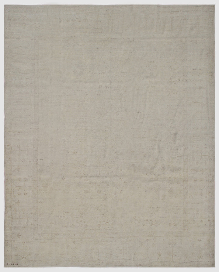 8'x10' Wool Area Rug | Soft Color | Faded Traditional Rug