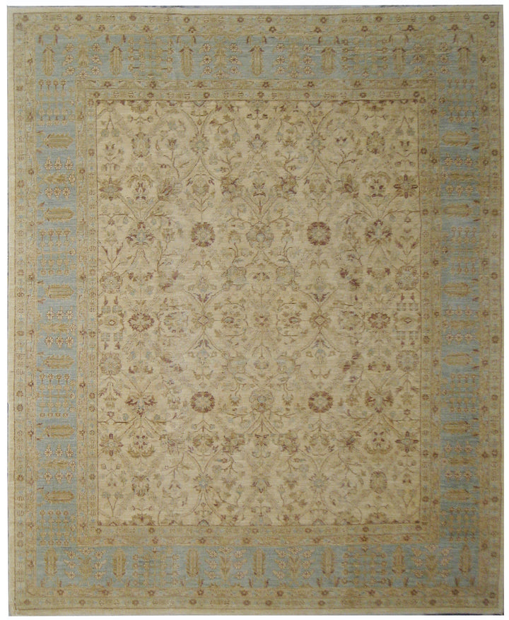 8'x10' Transitional Persian Tabriz Rug | Hand-Knotted Rug