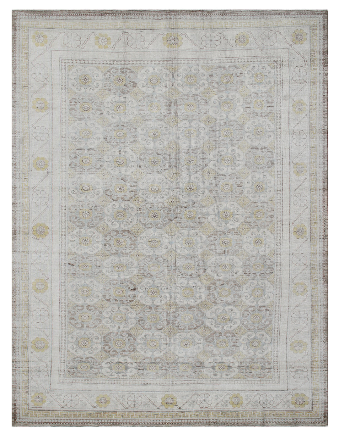 8'x11' Wool Rug | Soft Geometric | Ariana Samarkand Rug