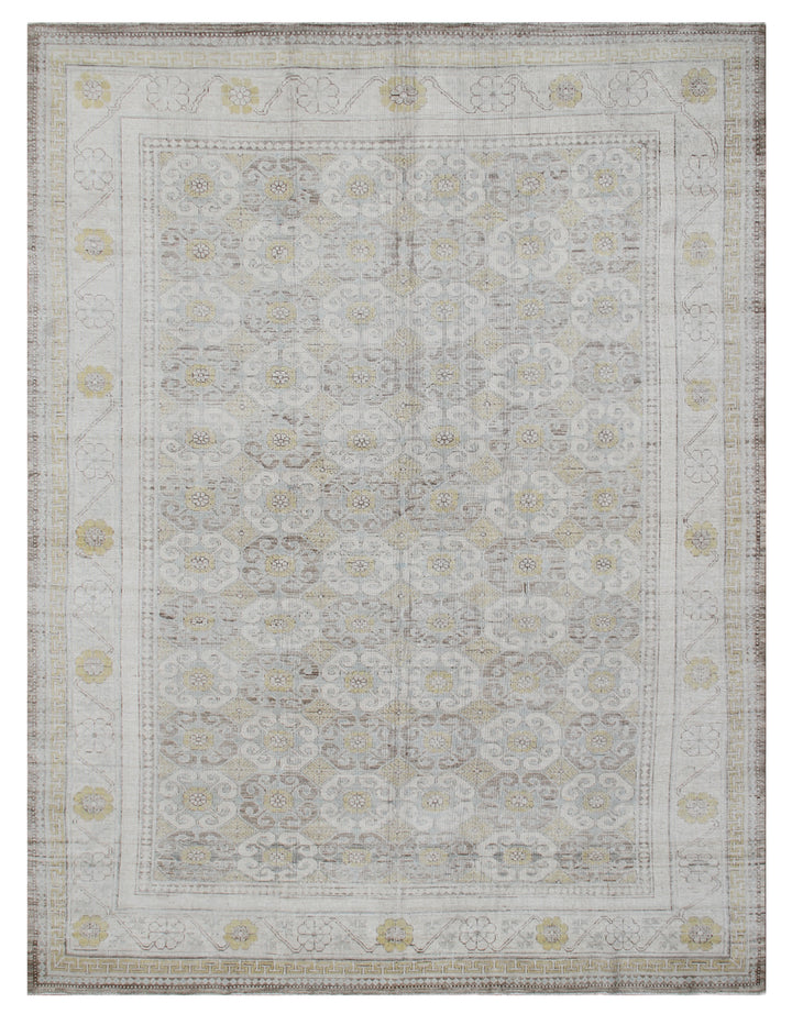 8'x11' Wool Rug | Soft Geometric | Ariana Samarkand Rug