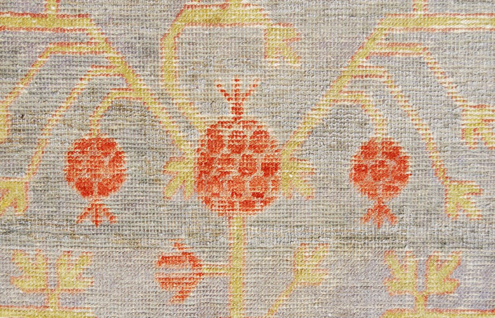 8'x5' Vintage Samarkand Rug | Khotan Area Rug | Soft Color Rug
