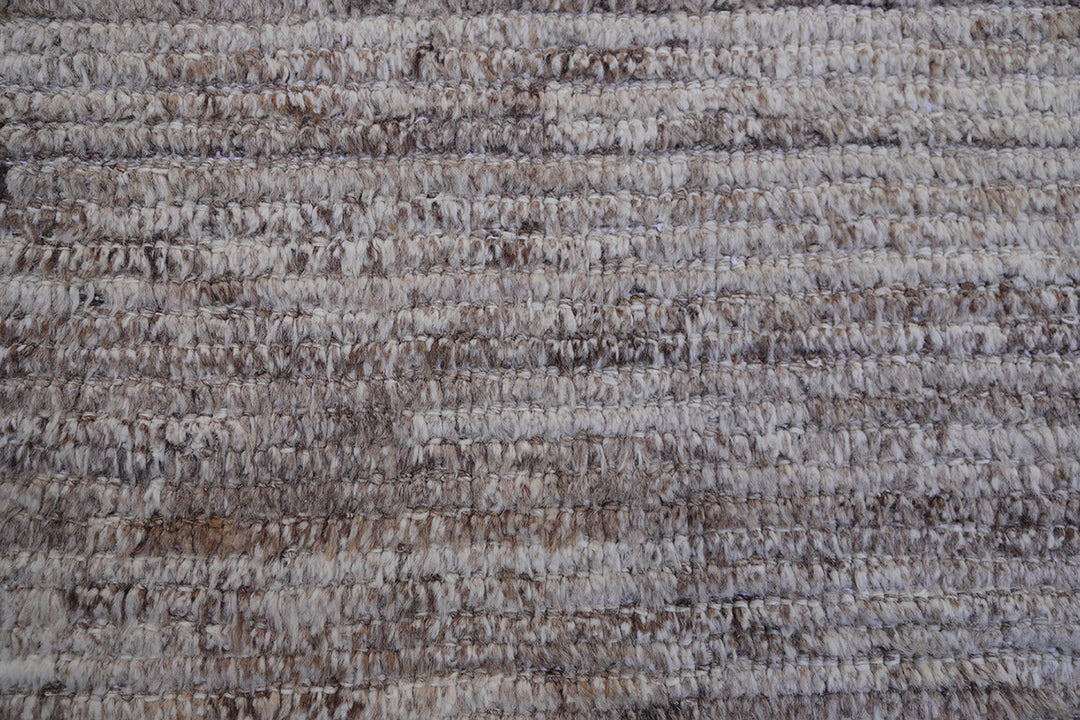 9'x11' Ariana Contemporary Moroccan Style| Brown & Ivory| Barchi Rug