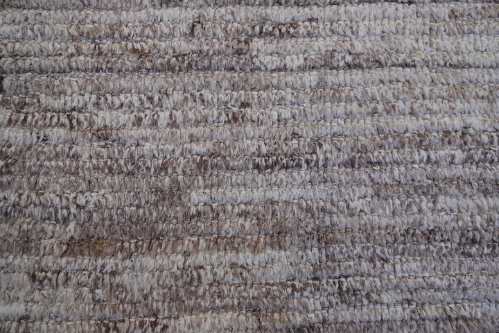 9'x11' Ariana Contemporary Moroccan Style| Brown & Ivory| Barchi Rug
