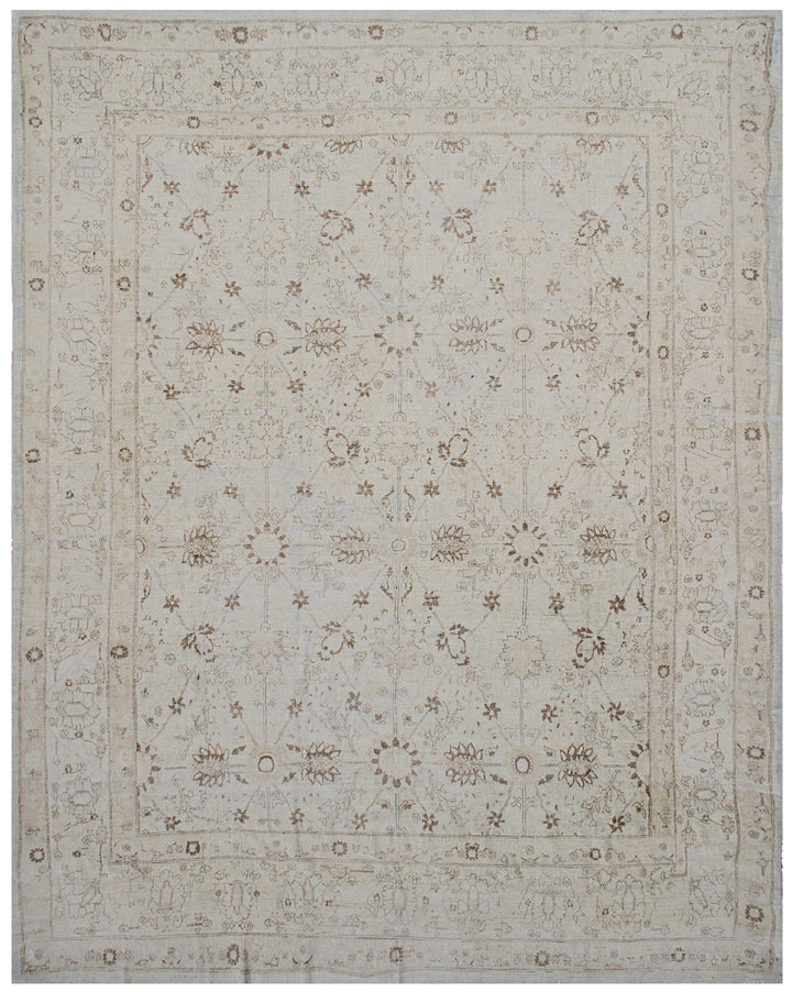 A very fine soft color Persian Tabriz design contemporary rug with an Ariana Vintage label.