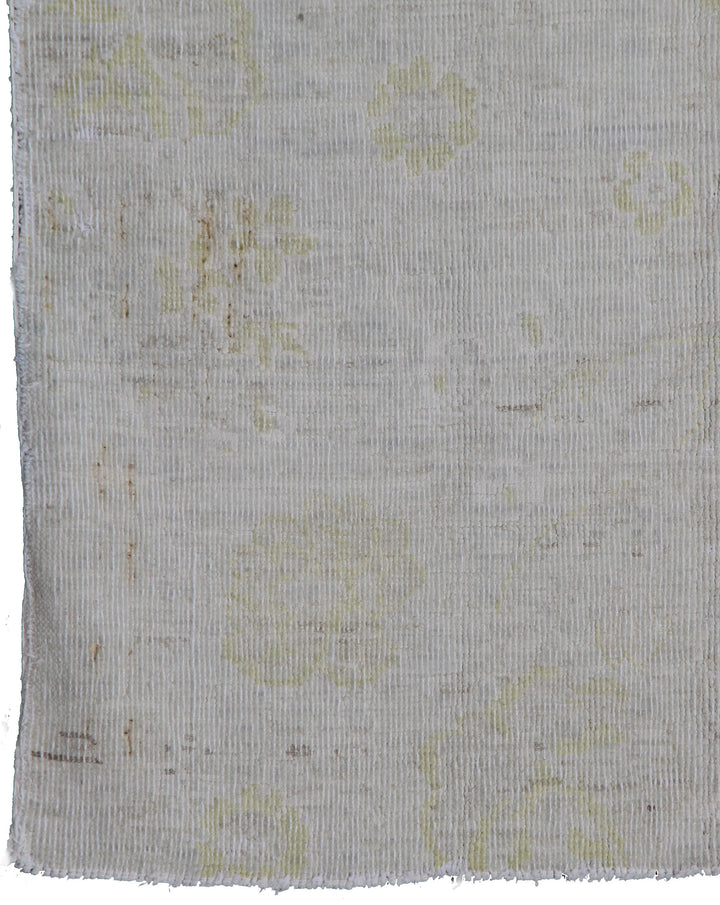 9'x11' Whitewashed Afghan Rug | Hand-Knotted Masterpiece | Vintaged