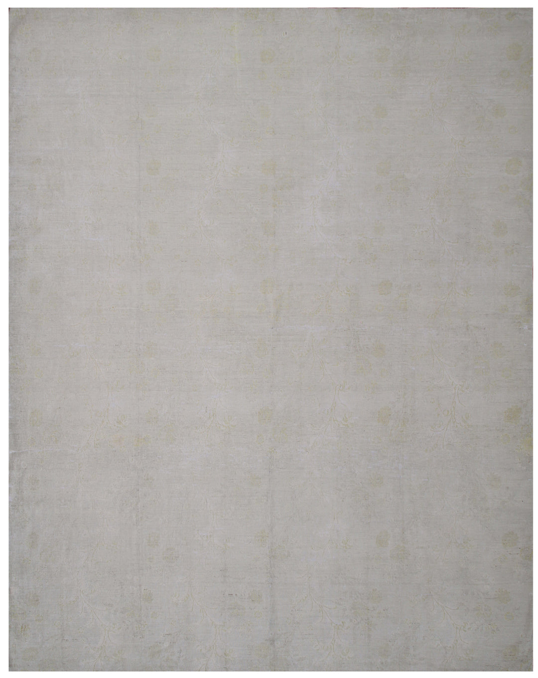 9'x11' Whitewashed Afghan Rug | Hand-Knotted Masterpiece | Vintaged