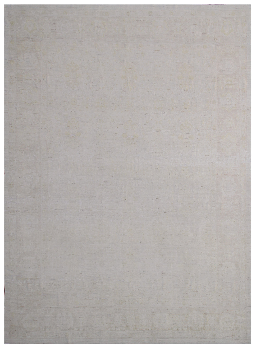 A pale beige or light brown Persian design rug with a very subtle and delicate pattern, from the Ariana Vintage Collection.