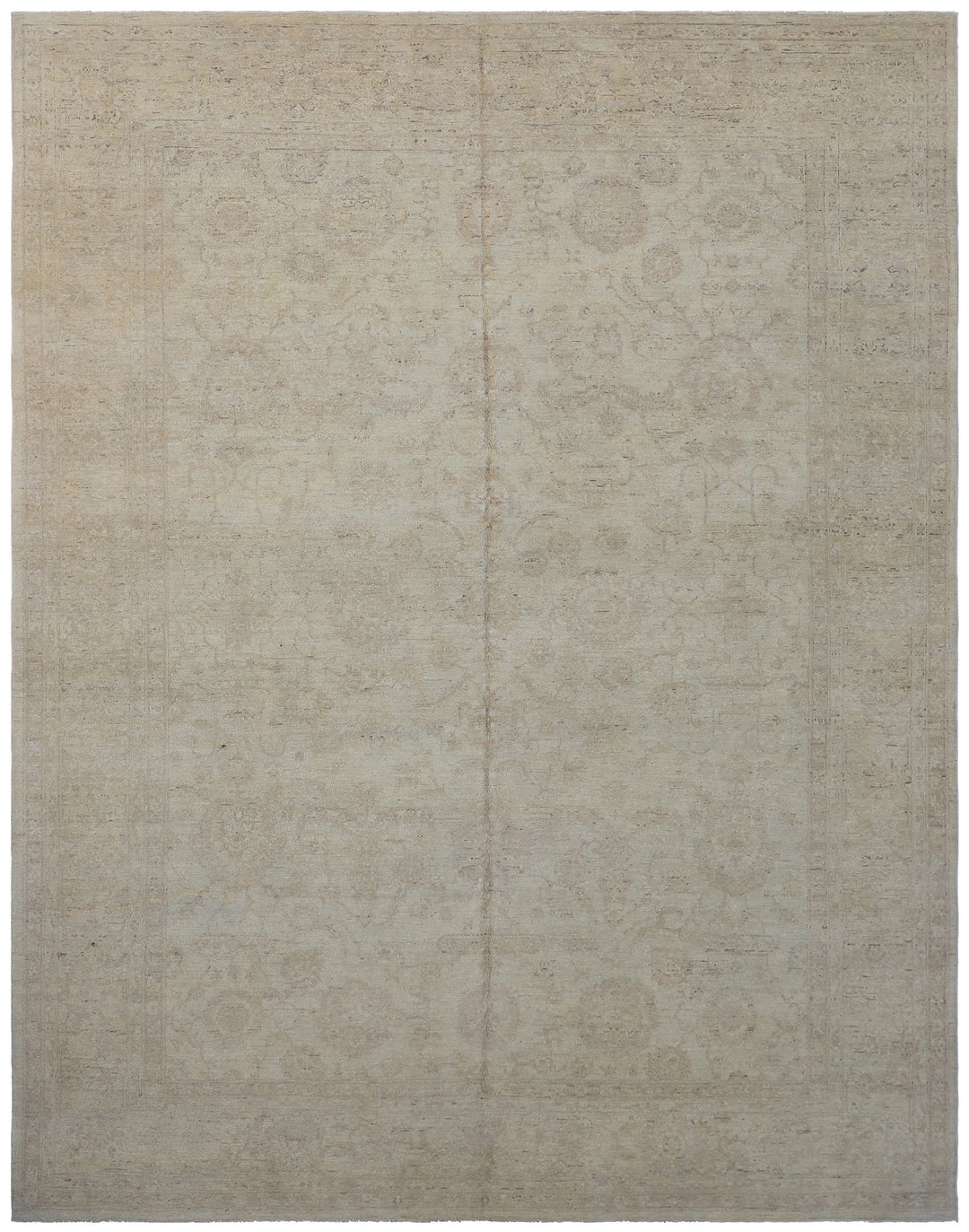 9'x12' Wool Area Rug | Ariana Traditional | Earth Tone Floral Rug