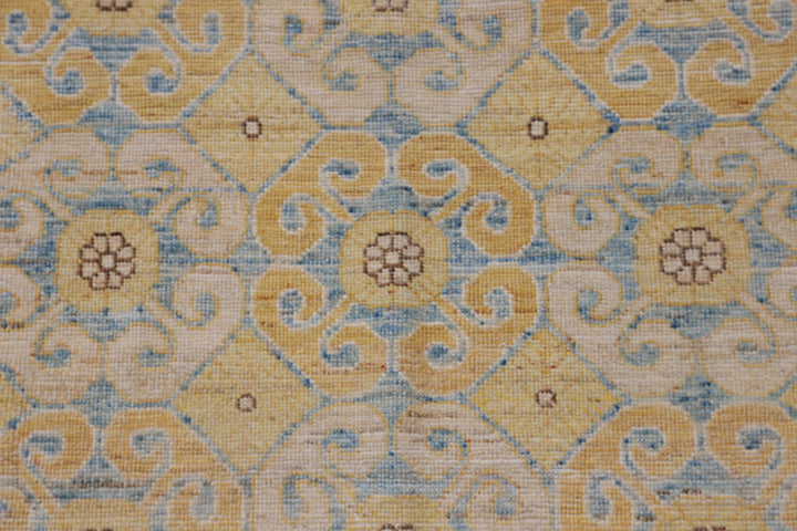 Ariana Traditional Khotan Geometric Design Rug