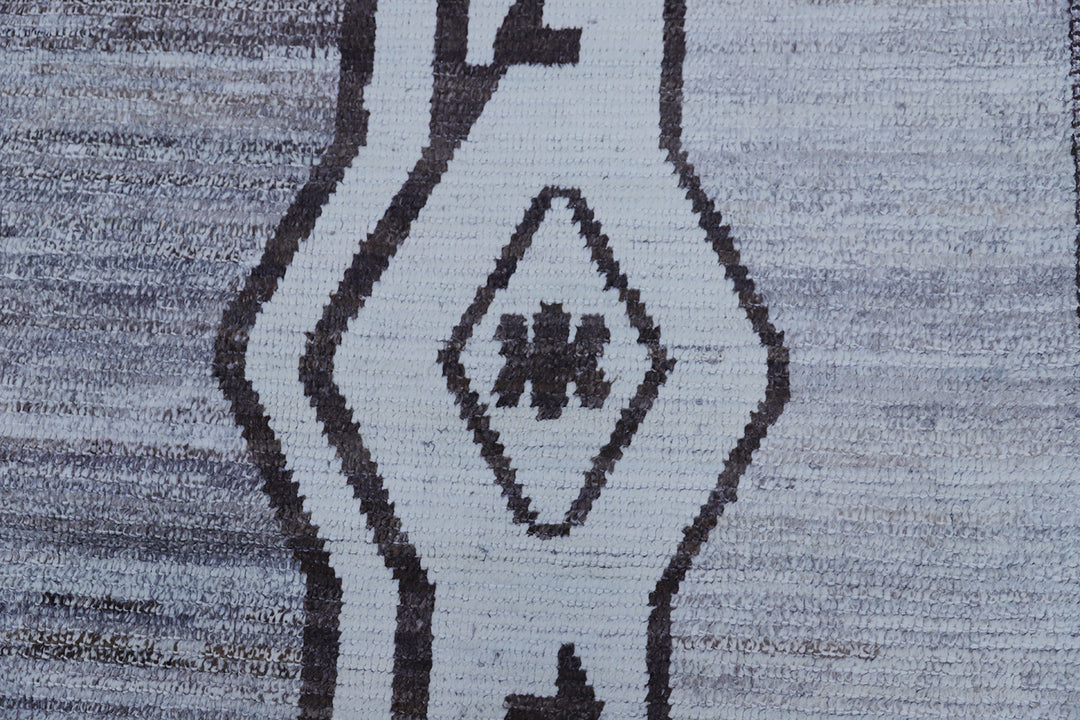 9'x12' Moroccan Style| Brown Cream Dark Brown| Barchi Area Rug