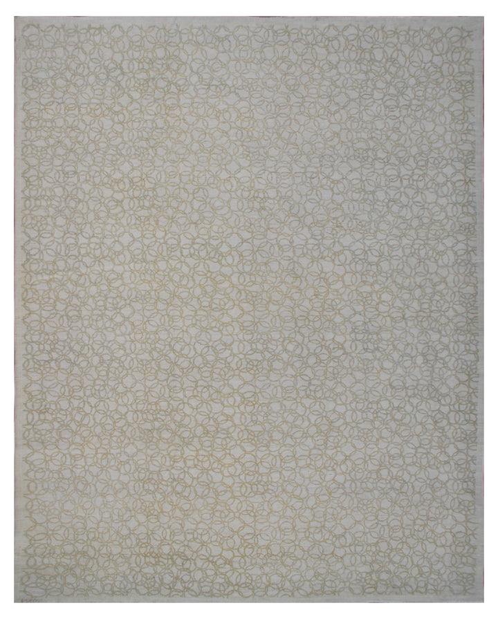 9'x12' Wool Rug | Circle Design | Ariana Modern Rug