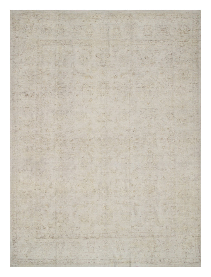 9'x12' Wool Rug | Pale Muted | Persian Rug | Ariana Transitional Rug