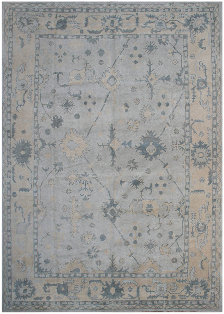 9'x13' Turkish Oushak Rug | Wool Area Rug