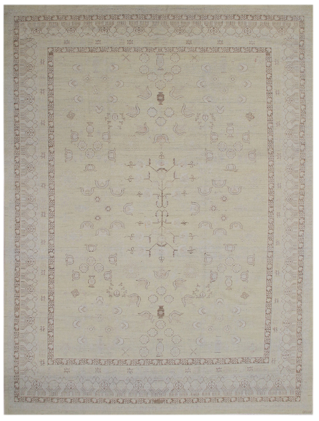 9'x13' Yellow Area Rug | Khotan Design Ariana Wool Rug