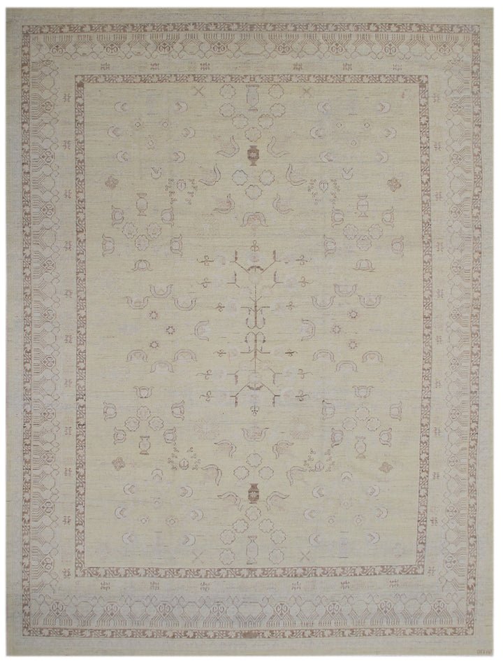 9'x13' Yellow Area Rug | Khotan Design Ariana Wool Rug