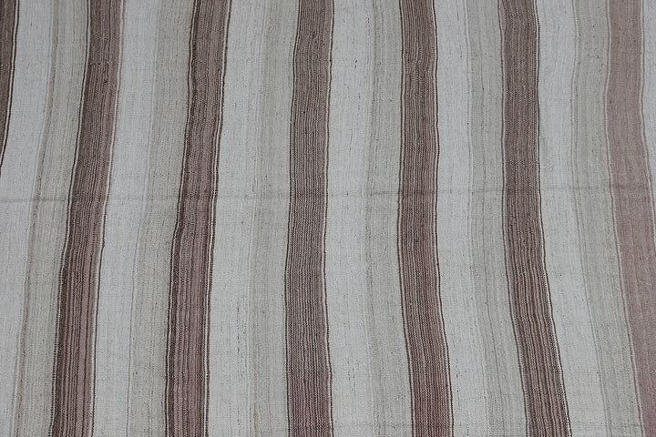 9'x15' Wool Kilim | Ariana Striped Earth Tone Kilim Rug