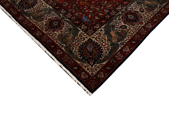 Large Persian Rug | Hunting Design | Wool Rug