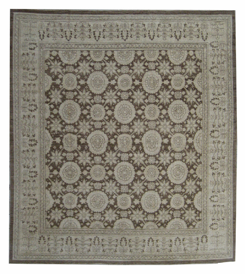 Wool Area Rug | Persian Tabriz Design Rug