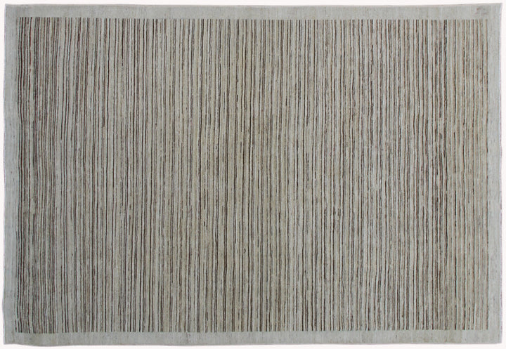 5x7 Ariana Modern Striped Wool Rug | Soft Tones Afghan Rug
