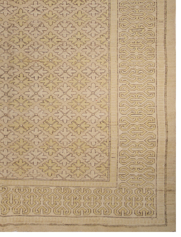 6x9 Ariana Samarkand Geometric Rug | Organic Afghan Wool