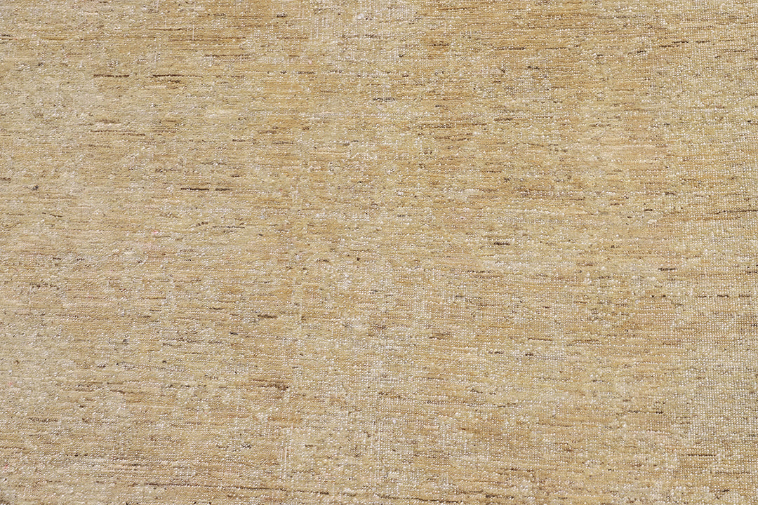6x7 Ariana Transitional Gold Agra Rug | Hand-Knotted Floral Design
