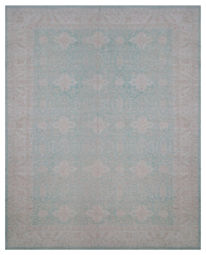 21'x30' Oushak Design | Green Palace Rug | Ariana Traditional Rug