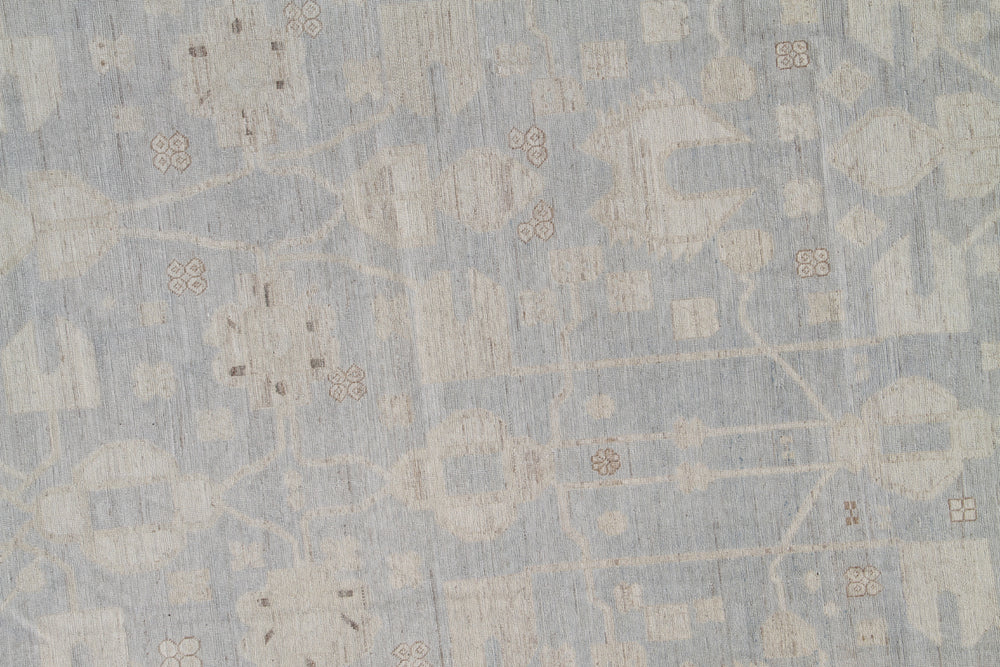 12'x15' Persian Bakhshayesh Design Rug | Large Blue Ivory Rug
