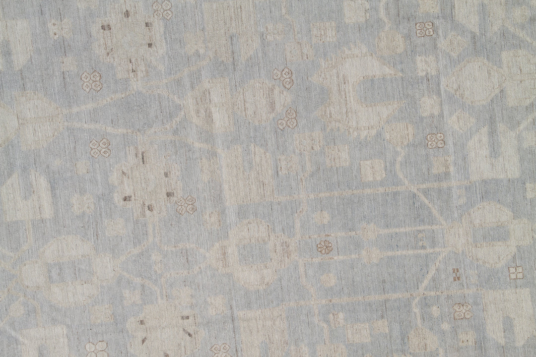 12'x15' Persian Bakhshayesh Design Rug | Large Blue Ivory Rug