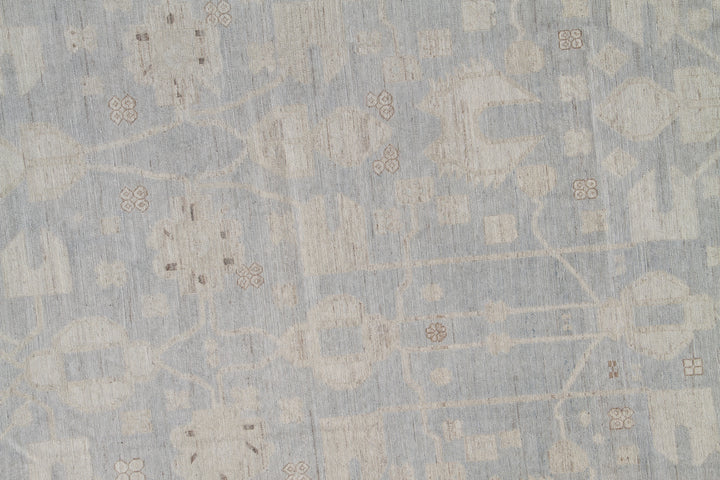12'x15' Persian Bakhshayesh Design Rug | Large Blue Ivory Rug