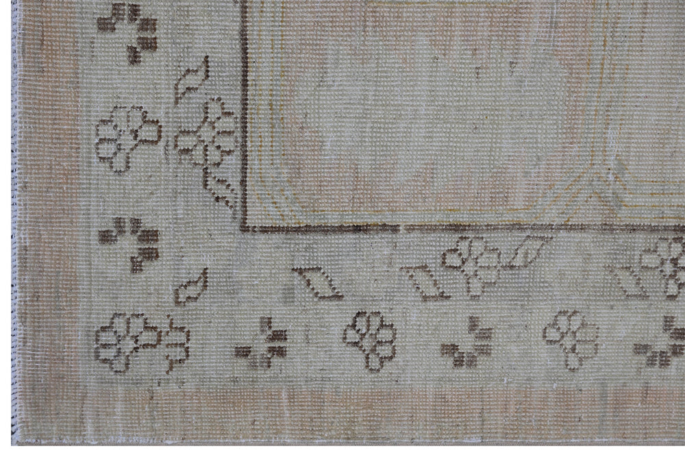 12'x17' Persian Bakhshayesh Design Rug | Peach Brown Large Area Rug 