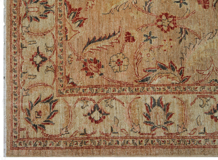 6x8 Hand-Knotted Afghan Persian Floral Rug