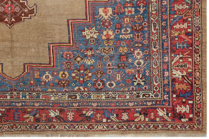 antique-halvai-bijar-8x11-camel-hair-medallion