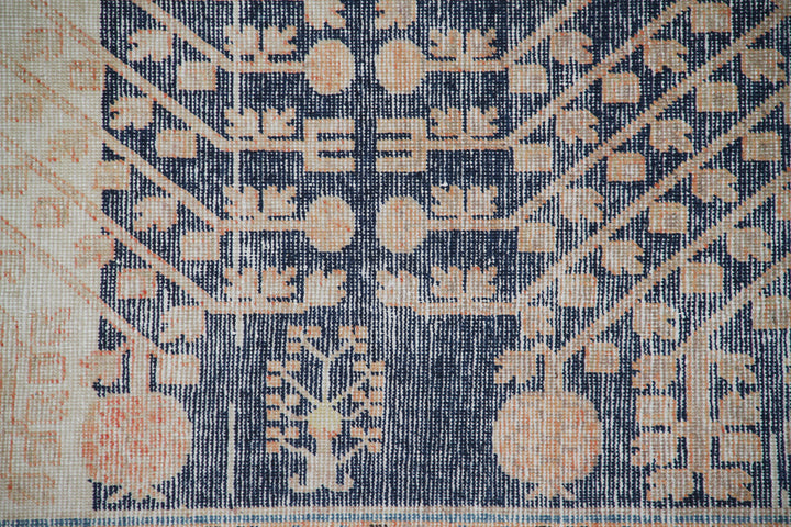Close Up of Antique Samarkand Rug