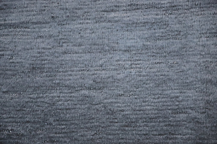 Ariana Barchi Collection 6x9 Solid Black Moroccan Style Hand-Knotted Wool Rug