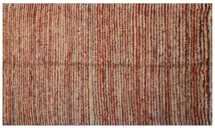 Authentic Ariana Barchi Moroccan Style Striped Plush Wool Rug