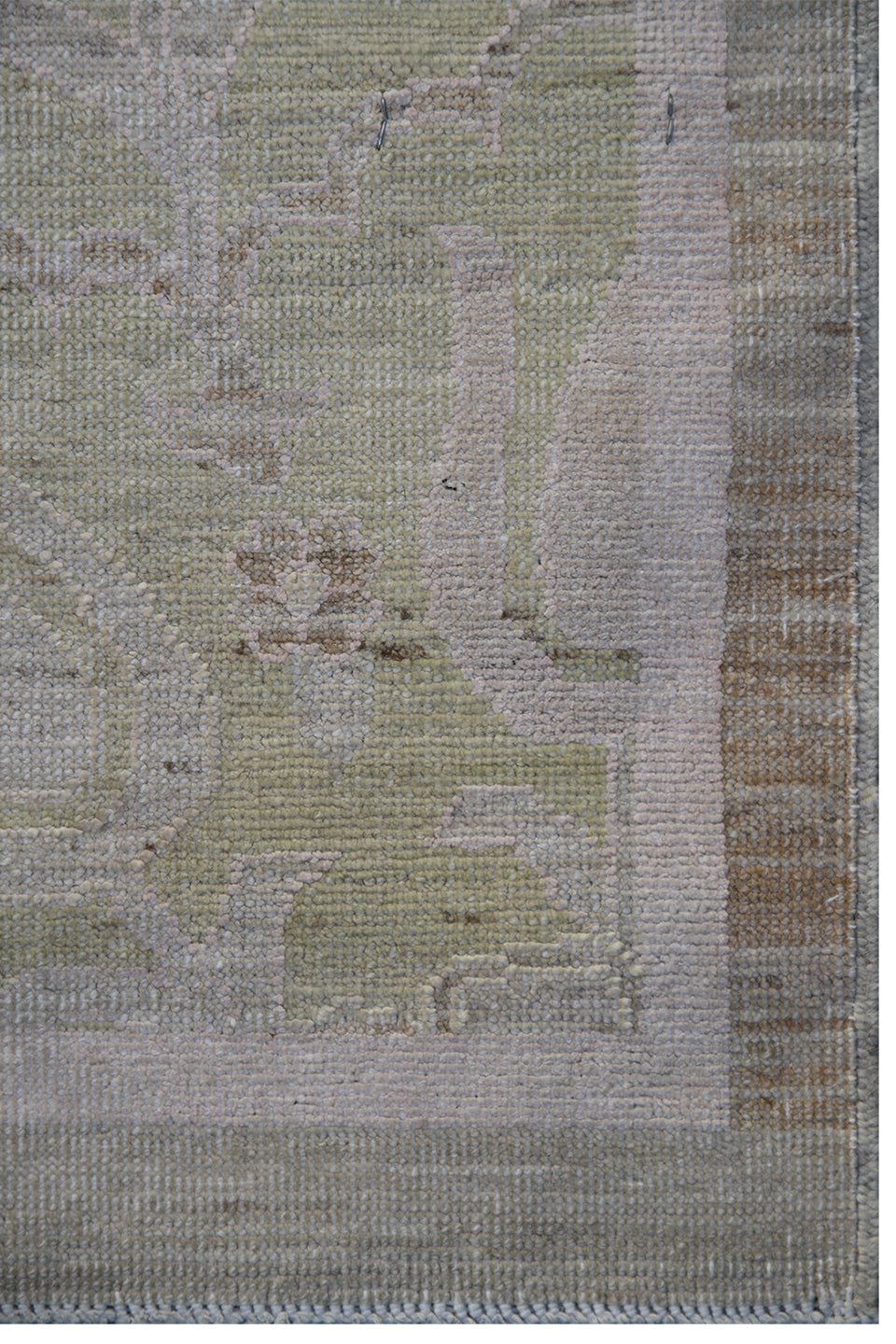 8x9 Pale Green Ariana Rug | Faded Ottoman Wool & Silk