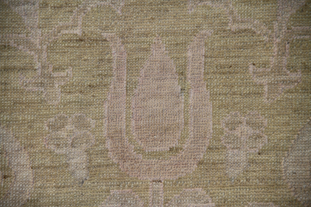 8x9 Pale Green Ariana Rug | Faded Ottoman Wool & Silk