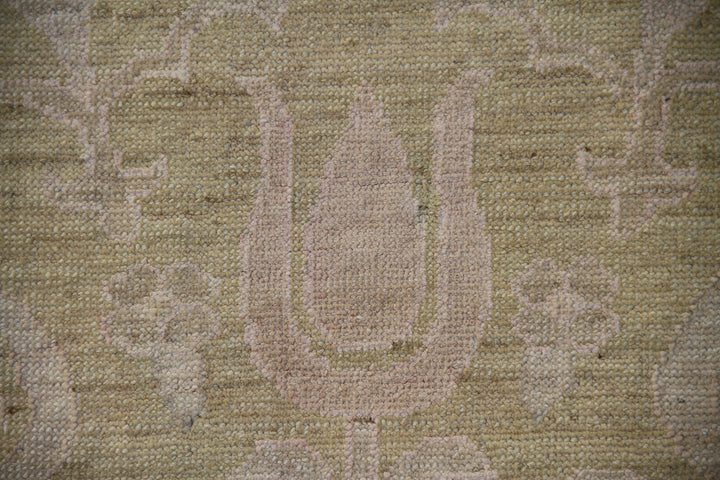 8x9 Pale Green Ariana Rug | Faded Ottoman Wool & Silk