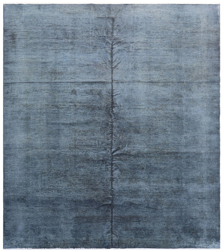 9x11 Ariana Grey and Blue Overdye Afghan Rug