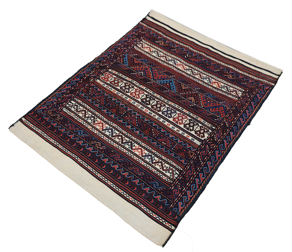 Ariana Rugs Exclusive: Vintage Persian Soumak Poshti
