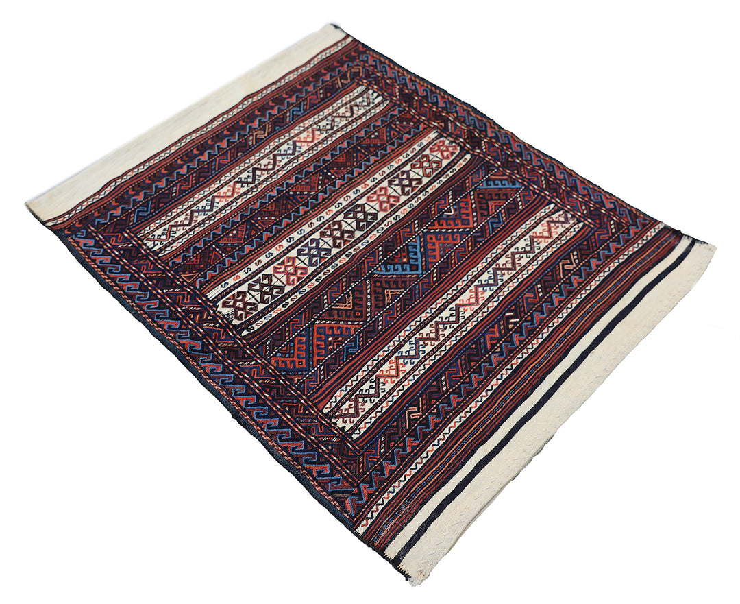 Ariana Rugs Exclusive: Vintage Persian Soumak Poshti