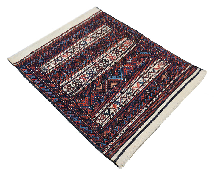 Ariana Rugs Exclusive: Vintage Persian Soumak Poshti