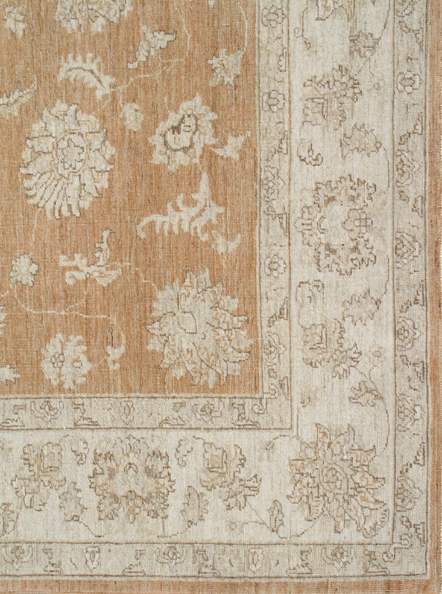 7x8 Ariana Traditional Agra Hand-Knotted Wool Rug