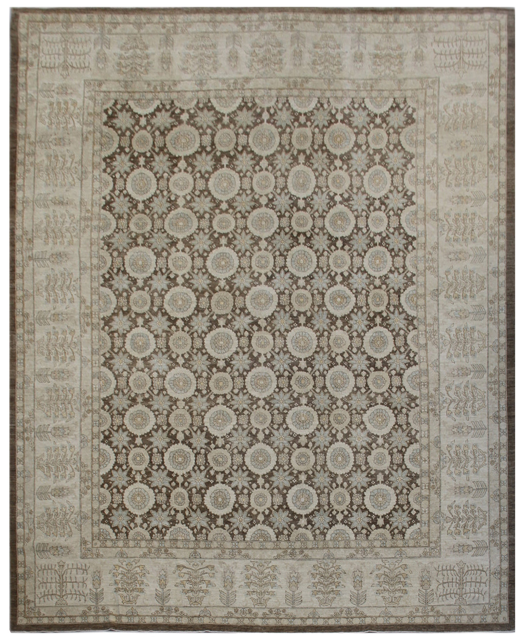 Ariana Traditional Tabriz Haji Jalili Design Hand-Knotted Wool Rug 16'3" x 13'2"