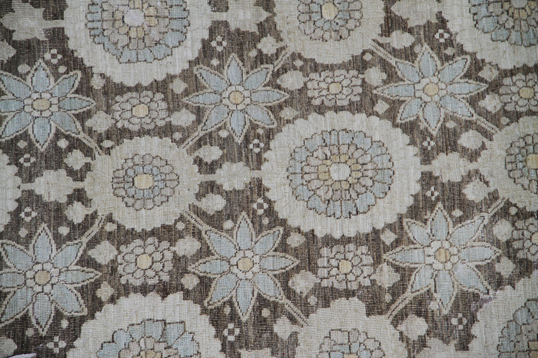 Ariana Traditional Tabriz Haji Jalili Design Hand-Knotted Wool Rug 16'3" x 13'2"