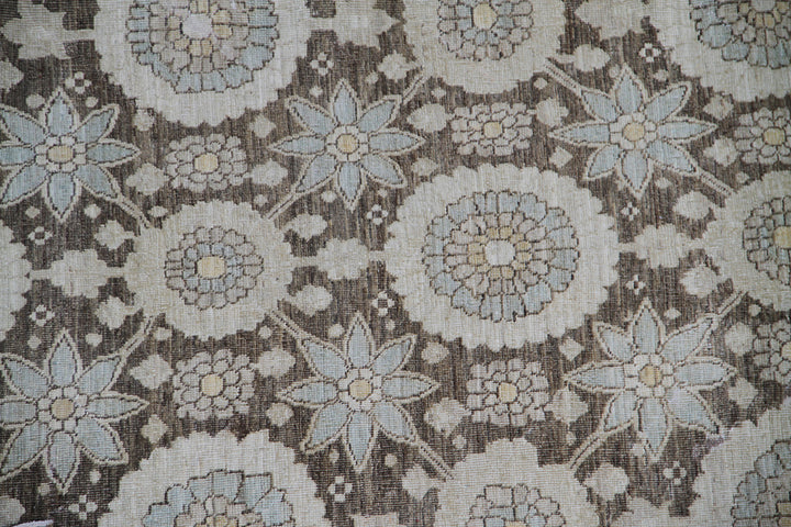 Ariana Traditional Tabriz Haji Jalili Design Hand-Knotted Wool Rug 16'3" x 13'2"
