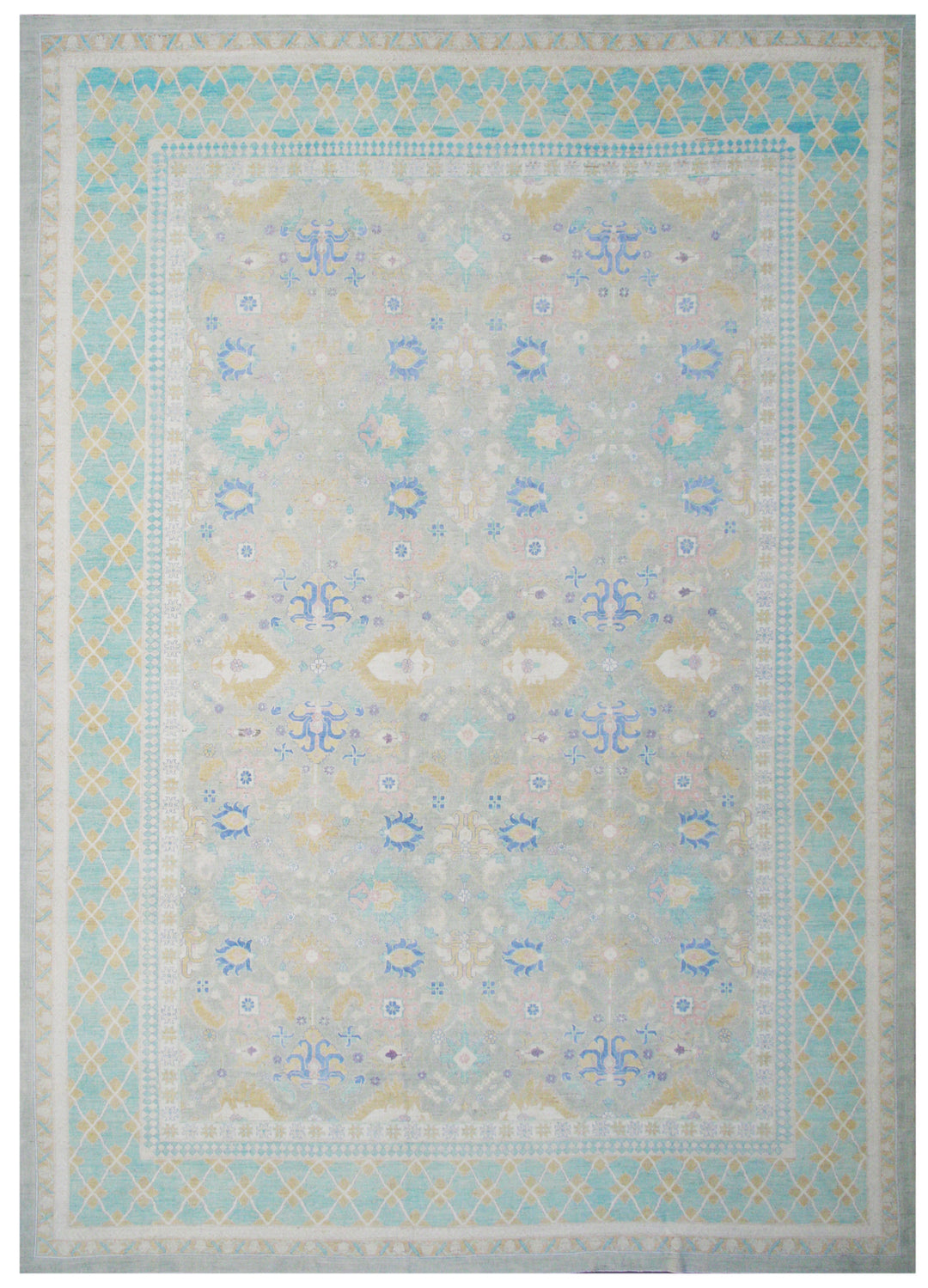 12'x17' Ariana Transitional Turkmen Hand-Knotted Rug