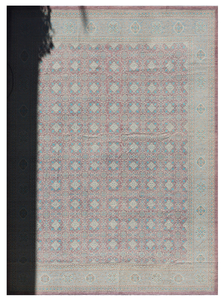 12'x15' Ariana Transitional Semi-Geometric Floral Rug