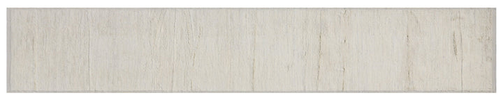 Authentic Ariana Barchi 4x21 Solid Ivory White Hand-Knotted Wool Runner, Atlas Mountain Inspired Moroccan Style
